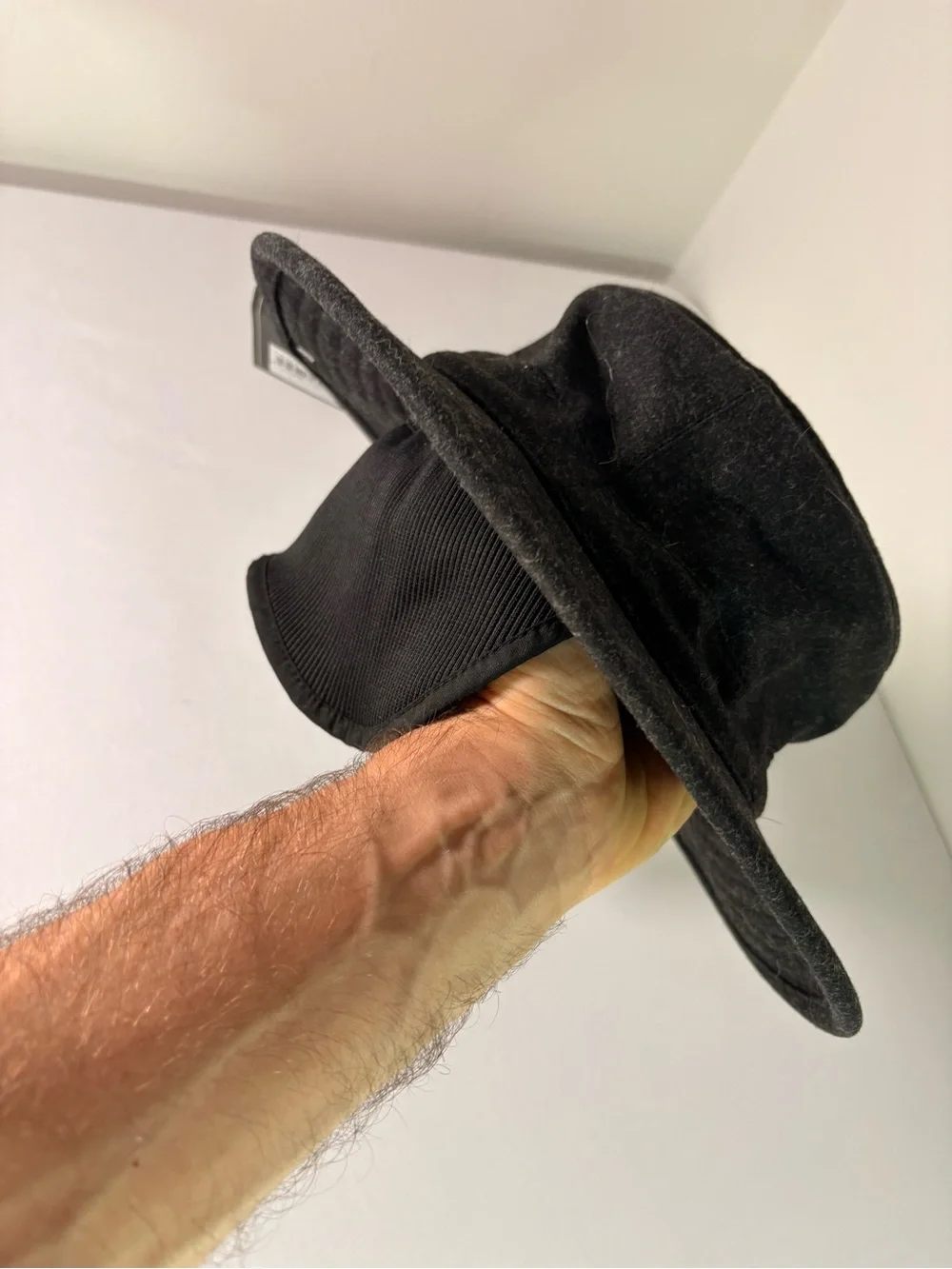 Black Bucket Hat - Classic Wide Brim